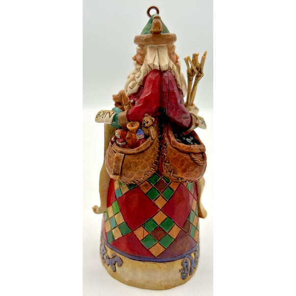 Jim Shore V4005789 Naughty or Nice Santa Claus Figurine Ornament 4.5" JS2 - Picture 2 of 5